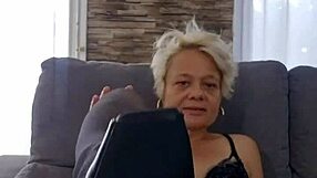 Subtle Lingerie Tease from Mature Milf in Panties Hints at Her Sexy Amateur Ass and Slut Vibes