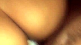 Redbone babe with creamy tight pussy takes rough backshots from big cock
