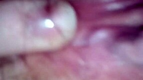 My Pussy Alone with Wet Juicy Details in Close-Up Shaved Action