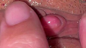 Amateur pink pussy shows up close 310 days after she lost her virginity in homemade couple session.