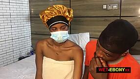 hey she messed up that investment big time but i'm stepping in to make her squirt with wet missionary licks