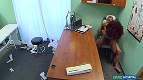 oh man, fake hospital has ebony queen jasmine webb banging a doctor all around his surgery room