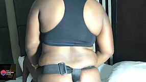 Two African Lesbians Dive into Wet Pussy Licking with a Hint of Dick Fantasy