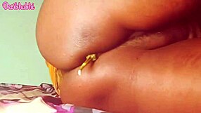 Watch This Sexy Desi Bhabhi Take a Cucumber Deep in Her Tight Ass for Wild Anal Pleasure!