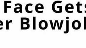 What happens when Minnie Rose's face gets blasted with cum after that blowjob in POV?