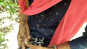 Why Is This Horny Desi Girlfriend Getting Outdoor Fucked in Doggystyle by Boyfriend with Friend in Hardcore 3some Action?