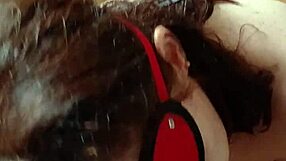 SUBMISSIVE SLAVE BOUND And Chained In BDSM Humiliation Session