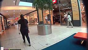 Oh gosh, I mean, this cute czech teen is like masturbating outdoor in public near the shop, so horny...