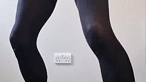 I Feel a Strong Sensation Building in My Pantyhose Attire