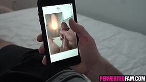 Omg stepsister sees my dick pic and craves hardcore pov fucking