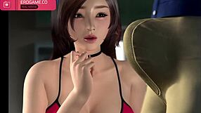 Sexy Horny Housewife Gives Blowjob with Handjob Leading to Cumshot Facial