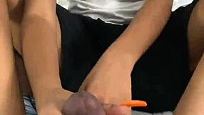 Black Babe GIVING FOOTJOB To BBC Neighbor