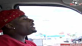 hey, this busty brunette slut picks up a bbc for a cumshot on her fake silicone tits.