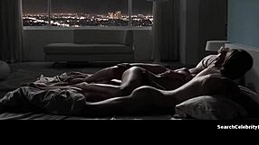 Watch Amber Heard dive into erotic kissing and cunilingus with a blonde babe!