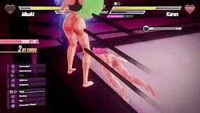 Hey, check out this wild lesbian battle with anal assfucking and fingering in round 6