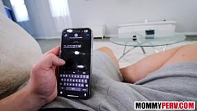 What happens when a tattooed brunette stepmom with big tits and shaved pussy gets into hardcore pov sex with young guy.