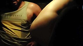 Horny Brazilian Babe Gets Wild in Parked Car Fuck While Pedestrians Walk By