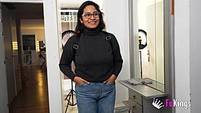 Latina Busty Lana Villafuerte Gets Kinky With Hairy Pussy In Shower Quickie