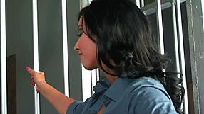 Isis Love as a slutty Latina with big tits takes deep cock in her wet pussy