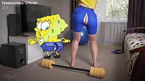 spongebob rips his pants in this live-action parody remake
