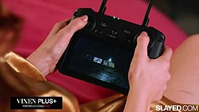 Vixenplus Blonde And Brunette Dolls Eva And Little 18+ Caprice In Lingerie Kissing And Fingering