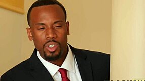 Black4k interracial garage punishment with huge black cock pounding