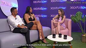 i'm melanylatina the hot wife getting bent over and fucked doggy style by tommy miller my real partner in xxxfollow sessions with daniortiz podcast featuring my big tits and ass