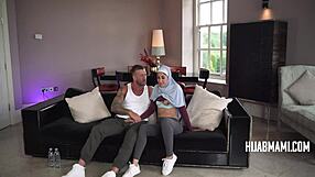 Can a British guy really handle taming that shy, muscular milf who's newly divorced and from a muslim background?