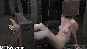 Sadomasochism queens bound and spanked in rough domination with blowjob sucking and hardcore doggystyle fucking on sexy cock.