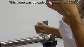 the asian mom with big tits bends over on the bed for deep doggystyle fucking