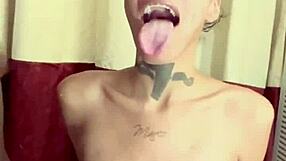 Hey, check out sexy slim teen latina jada slim in piss play and learning to handle a big one