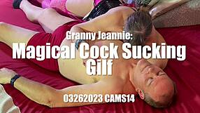 Granny Jeannie Magical Cock Sucking Gilf