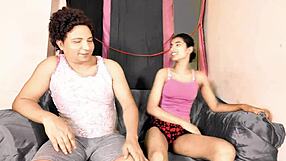 hey, sistya hits real female orgasm and squirting on a big cock during rough sex