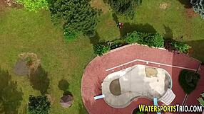 Bizarre Lesbians Fingering And Peeing In Outdoor Golden Shower Fetish With Masturbation And Oral Play