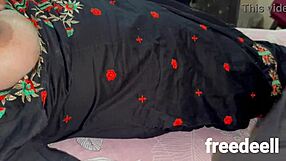 stepmom checks my cock and starts playing with it in a homemade video while husband is away