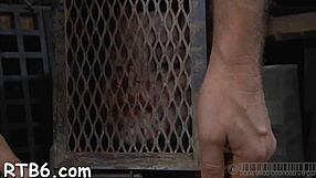 Sadomasochism queens bound and spanked in rough domination with blowjob sucking and hardcore doggystyle fucking on sexy cock.