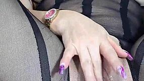 sexy solo show milf masturbates to squirting orgasm with dildo in big ass colombian style