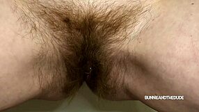 what if that brush slides into hairy ginger pussy up close in pov style