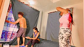 i feel so excited as this teen 18+ gets swapped so the couple can enjoy time with her