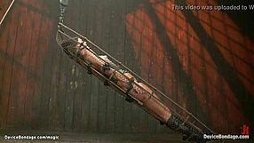 Whoa, check out this slave getting tormented in those leather ballet boots