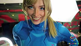 Oh man, I was like this cosplay girl just sucking and fucking that big dick during our live stream, you know? Creampie felt so intense.