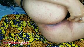 Horny amateur bent over doggystyle with big black cock masturbation using sexy dido toy