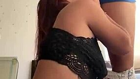 Amateur Latina gives a sloppy interracial blowjob in her first time with intense close-up action