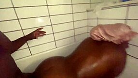 Steamy shower time with my teen 18+ roommate turned into some fun dorm action