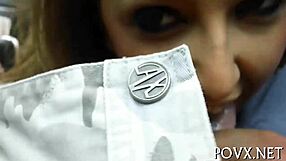 Pressley Carter nails that tight wet pussy in hardcore missionary and pov sucking on cock.