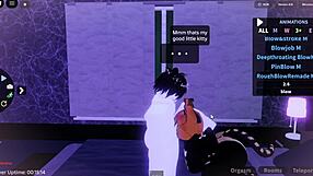 Teasing Rough Play With Cute Little 18+ Kitty On Roblox