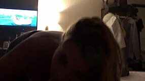 Sweetcaligirl delivers another epic deepthroat with ball licking and wet tongue action on big cock.