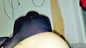 Sexy asian's delicious tight pussy and big ass get fucked hard at midnight pov!