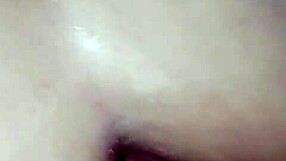 Homemade backdoor session with amateur couple in close-up action