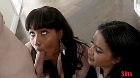 i hate how this bitch eyes my boy's thick cock